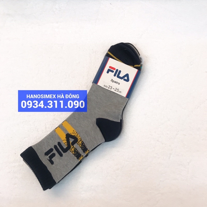 Tất thể thao Fila size 23-25cm cao bắp chân