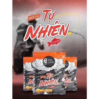 Mồi câu kim long tự nhiên 200gr. có 2 vị tanh và thơm.