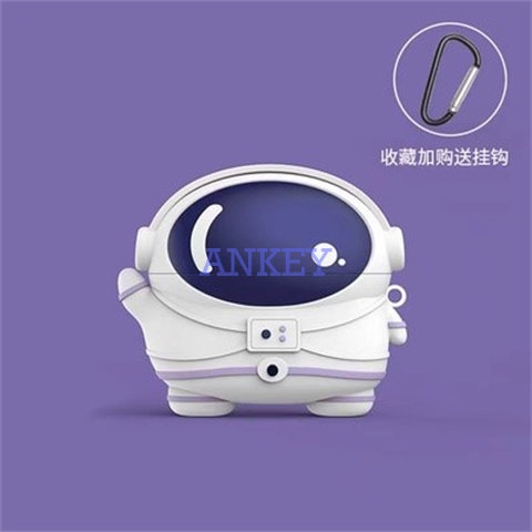 Sony LinkBuds S Cover Cute Astronaut Earphone Silicone Case Earbuds Waterproof Shockproof Soft Protective Headphone Cover Headset Skin with Hook