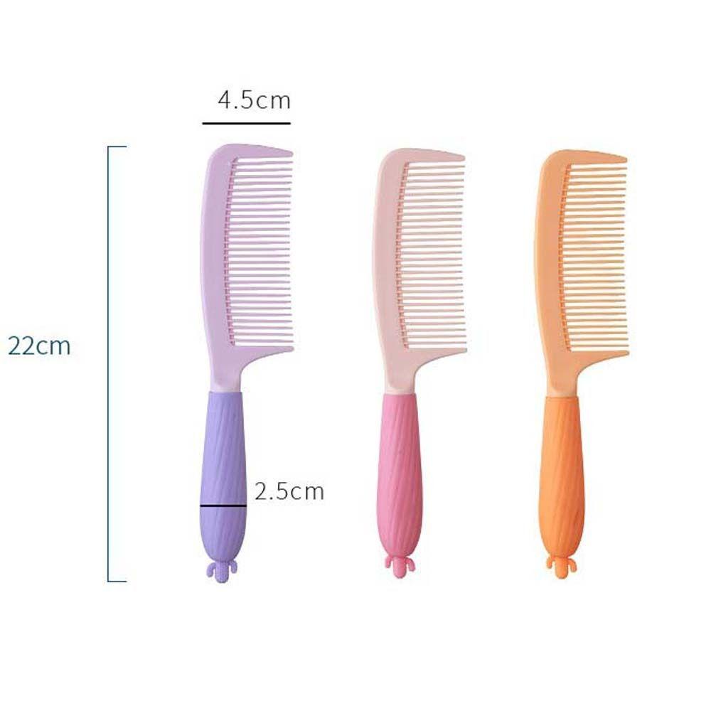 LOMBARD Lược Chải Tóc Tay Cầm Hình Cây Xương Rồng Hoạt Hình Dễ