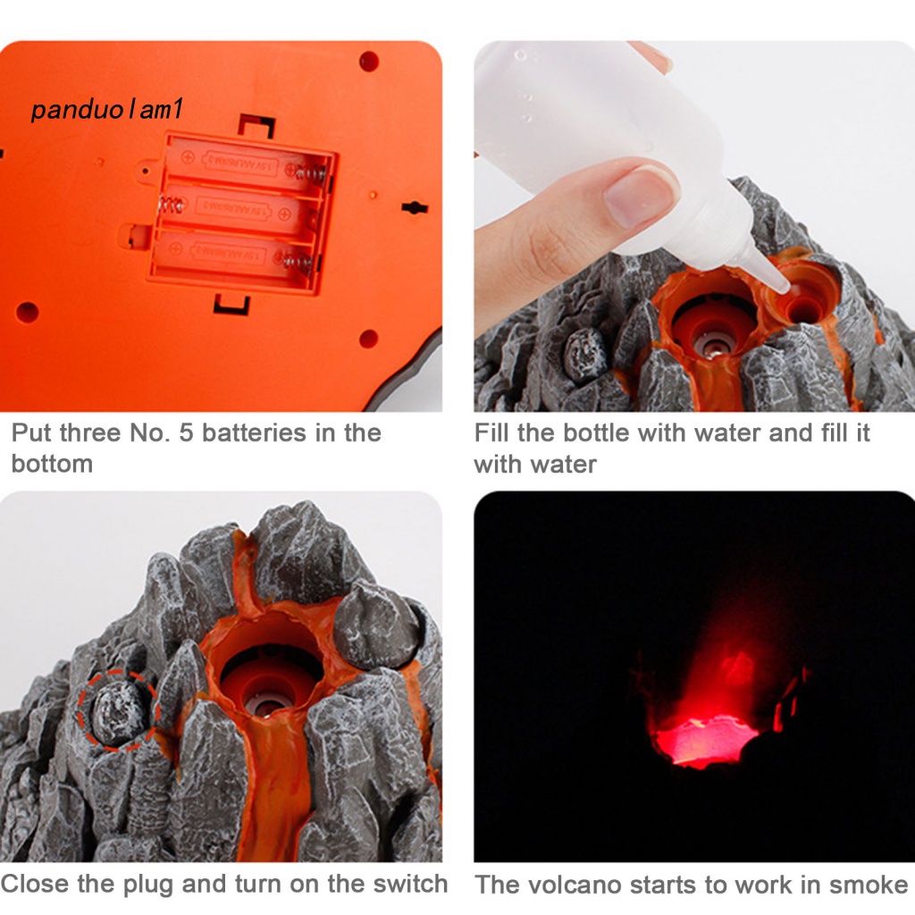 Mô Hình Núi Lửa Phun Trào PANDU Pancano Đồ Chơi Cho Bé