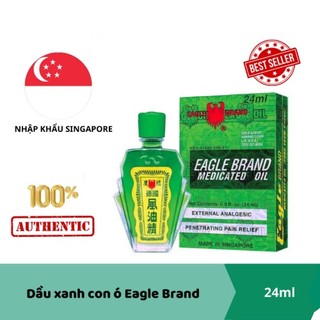 (Nhập khẩu Singapore) Dầu xanh con ó Eagle Brand 24ml