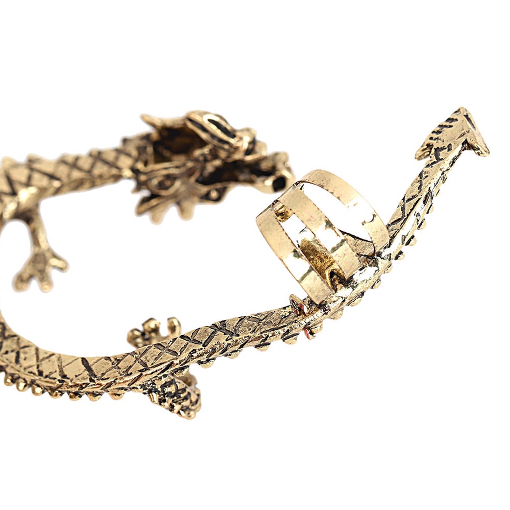 1 Khuyên Kẹp Vành Tai Chạm Khắc Cá Tính Cho Nữ