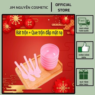 Bộ Bát trộn + Que trộn đắp mặt nạ