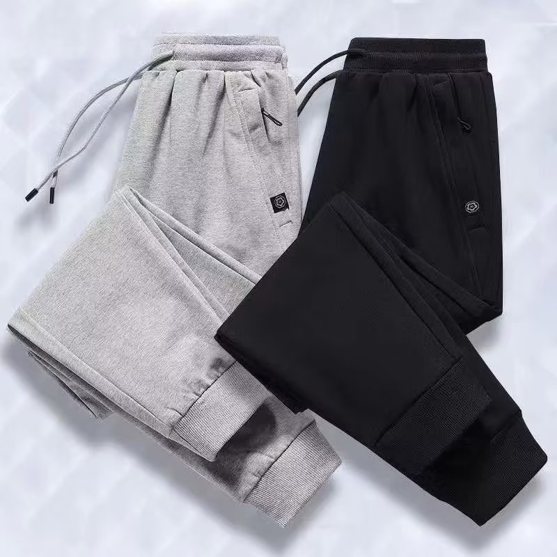 Quần Legging Thể Thao Lót Lông Cừu Dày Màu Trơn Thời Trang Mùa Đông Cho Nam Cỡ m-5xl