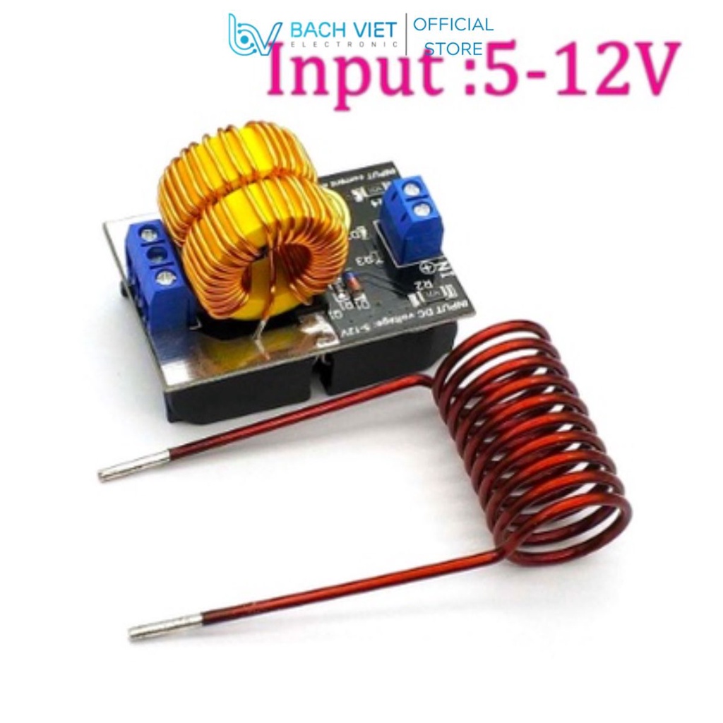Mạch nung 5V-12V BYS459-1500 Mini ZVS cho Máy sưởi tần số cao