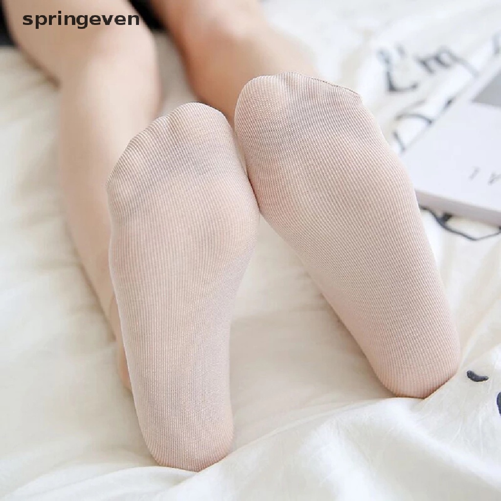 Vớ Cotton Nhung Lụa Mềm Siêu Mỏng Thoải Mái Cổ Điển Cho Nữ