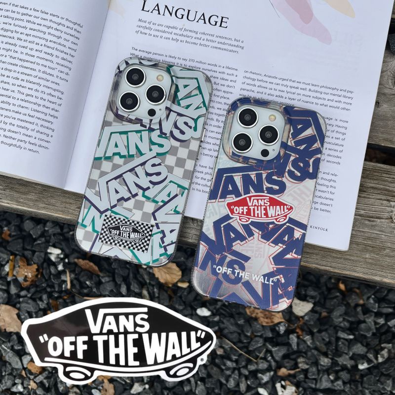 Ốp Điện Thoại TPU Silicon Chống Sốc In Logo VANS Cho iPhone 11 12 13 14 Pro MAX 14 Plus