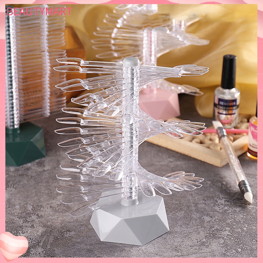 1 Bộ Giá Đỡ Trưng Bày Móng Tay Giả Gọn Nhẹ Tái Sử Dụng Được DIY