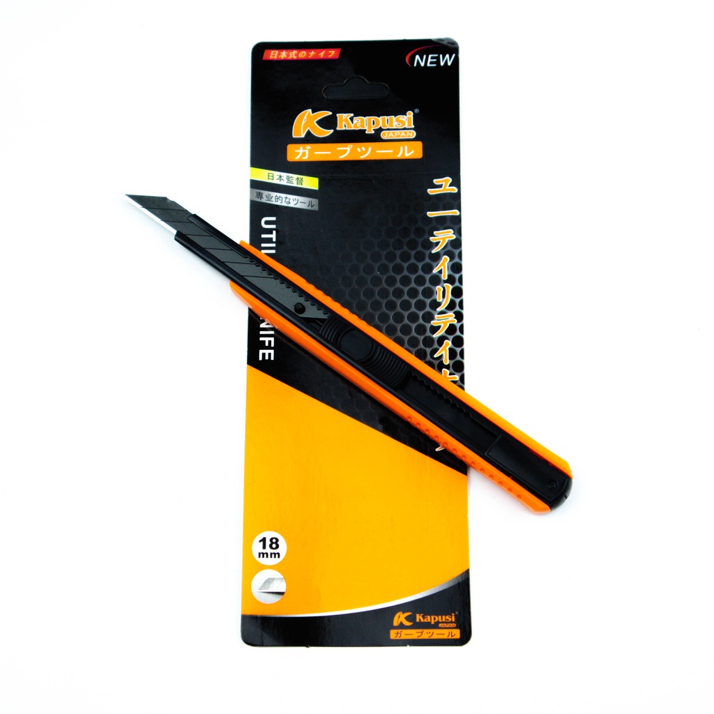 Dao rọc giấy nhỏ Kapusi Japan 9mm loại cao cấp siêu sắc