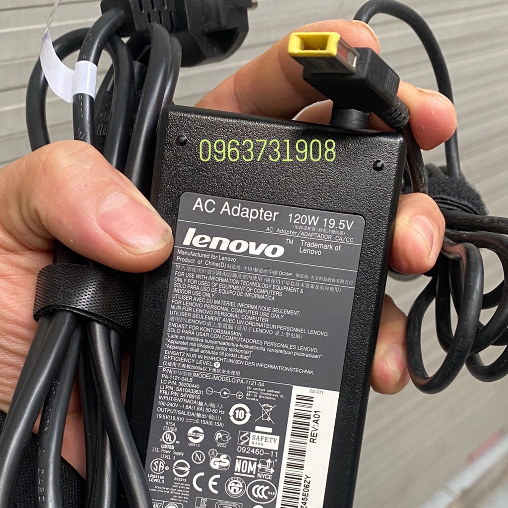 Adapter nguồn máy tính Lenovo Thinkpad PA-1121-04 PA-1121-04LB 36200440 19.5v 6.15A