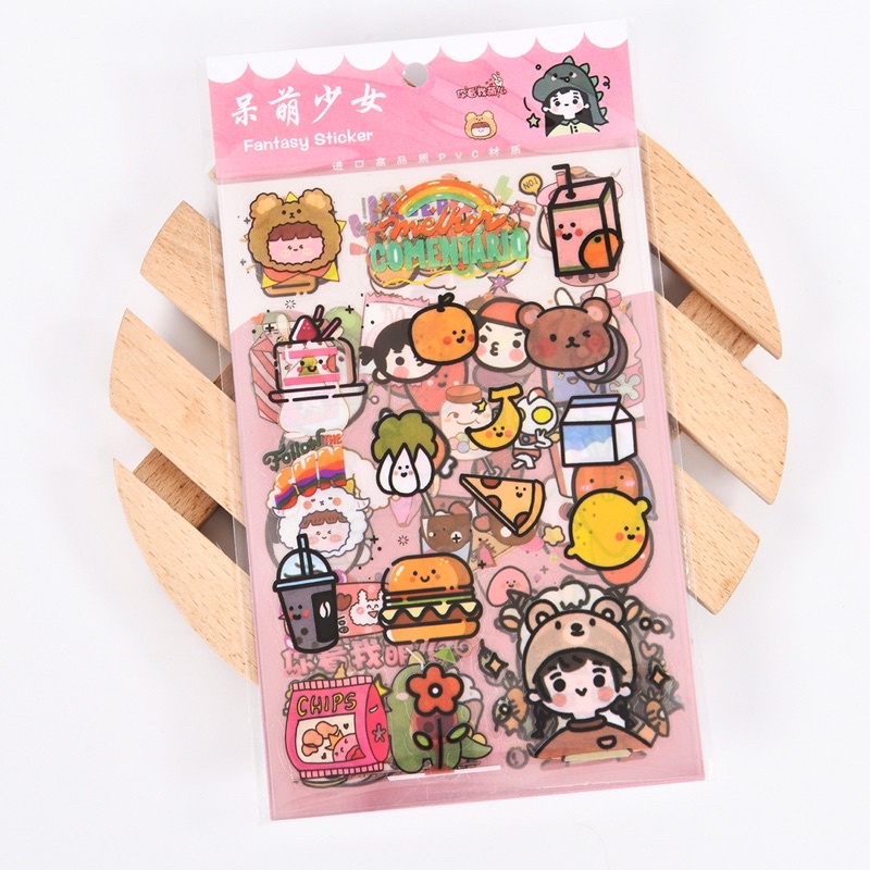 Sticker set 6 tấm các mẫu mới