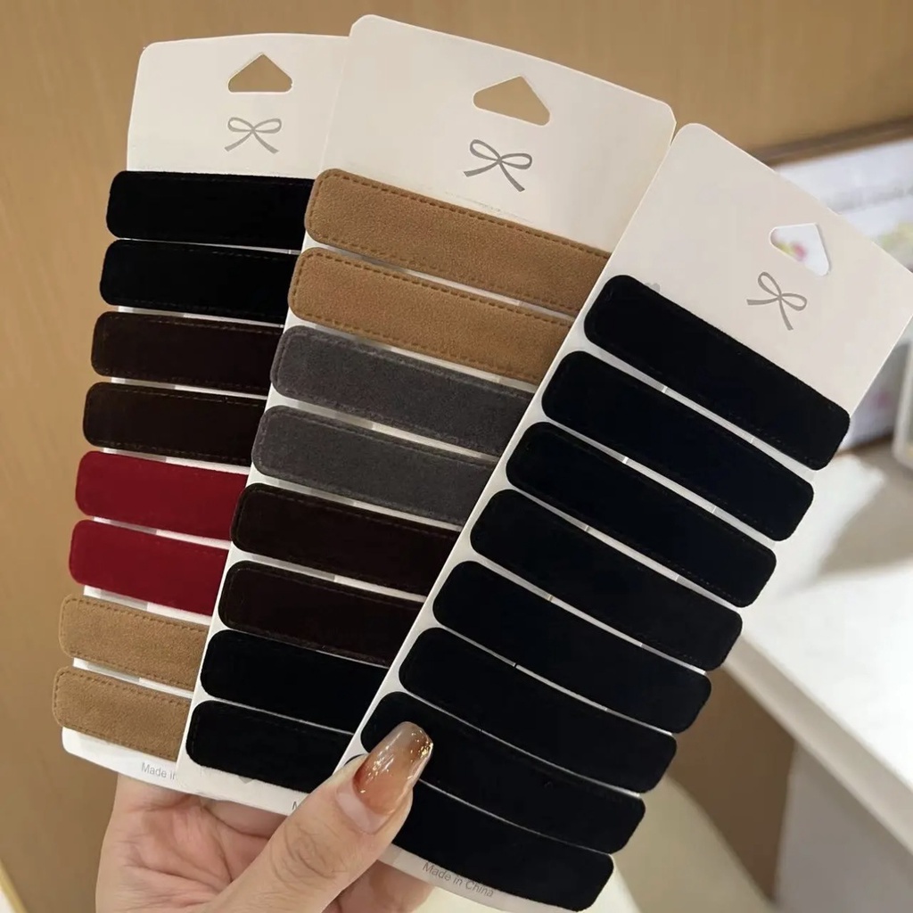 Kẹp mái nhung dài giữ tóc con Tatitava