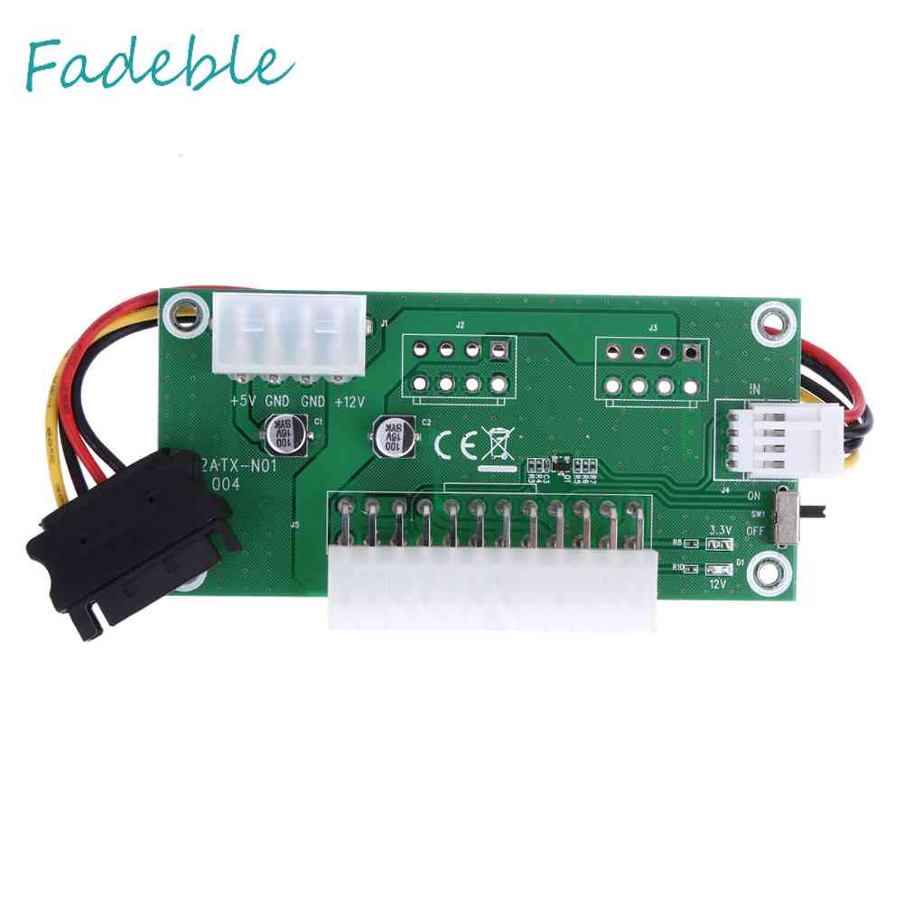 Bảng Mạch Khởi Động Pin ATX 24-Pin Dual PSU Chuyên Dụng Cho Máy Tính