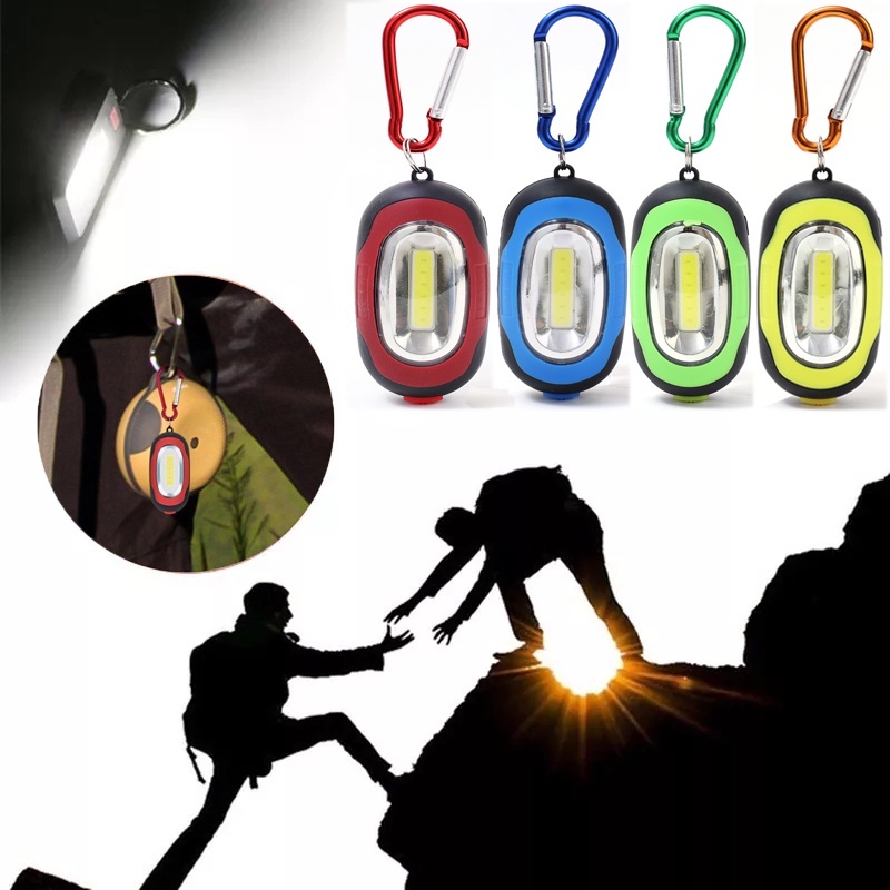 Móc Khóa Đèn Pin Bỏ Túi 3 Chế Độ Sáng Tiện Dụng
