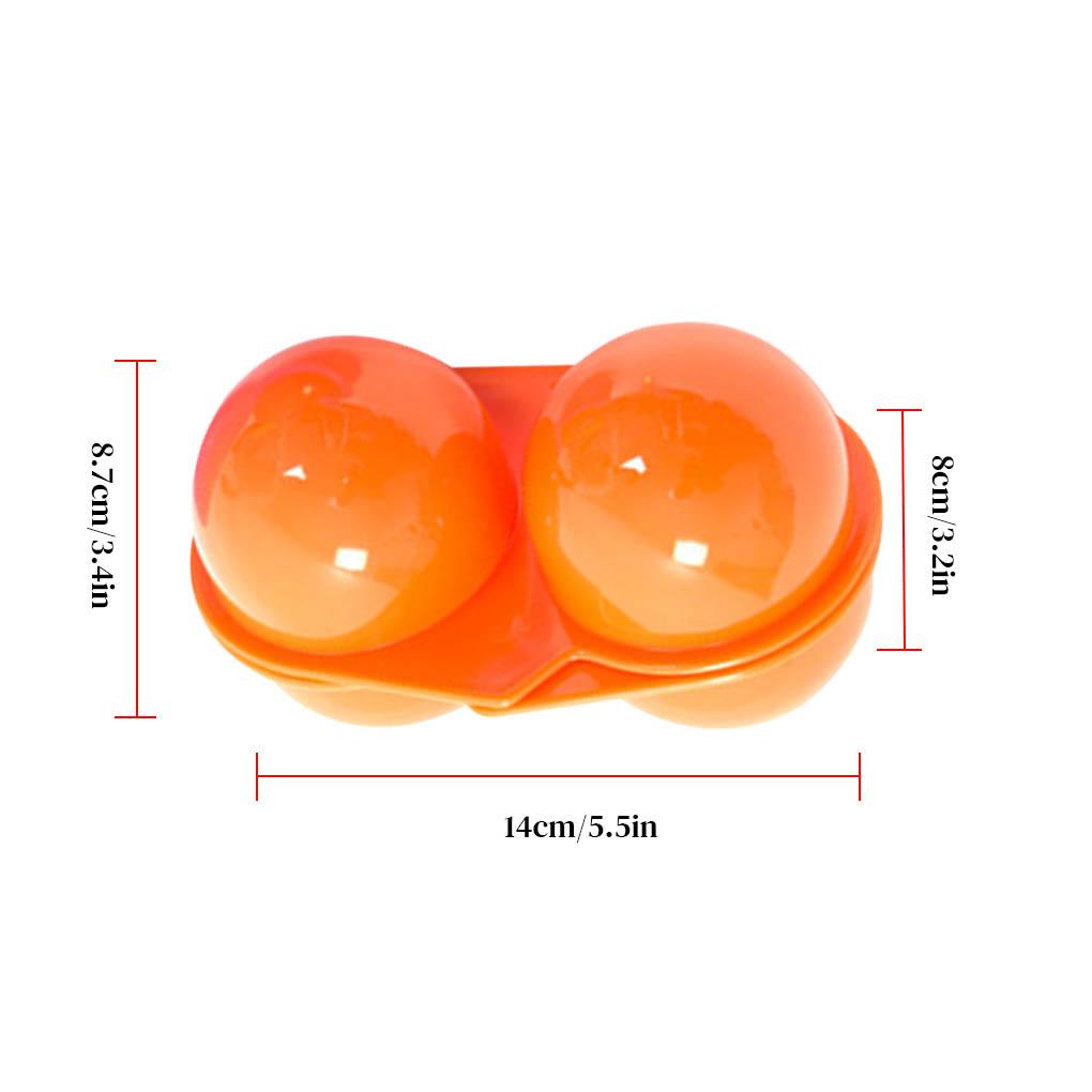 Hộp Đựng Trứng 6 Ngăn Bằng Nhựa Màu Sắc Ngẫu Nhiên Tiện Dụng Mang Theo Du Lịch Cắm Trại