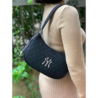 Túi kẹp nách da monogram MLB chính hãng
