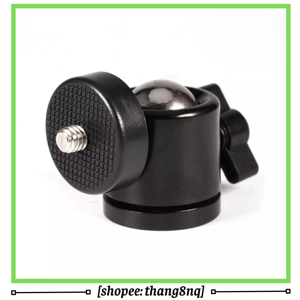 Giá đầu bi 360 độ gắn máy ảnh, máy quay, action cam vào tripod