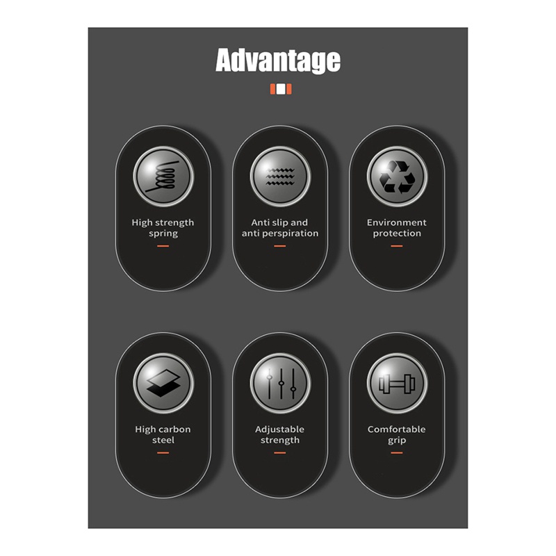 Dụng Cụ Lò Xo Tập Cơ Tay 10-100KG Chuyên Dụng