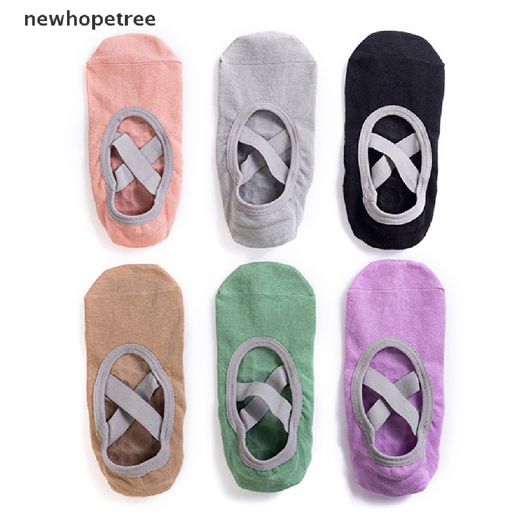 Vớ Tập Yoga / Gym / Múa Ba Lê Hở Lưng Thoáng Khí Chống Trượt Chất Lượng Cao Cho Nữ