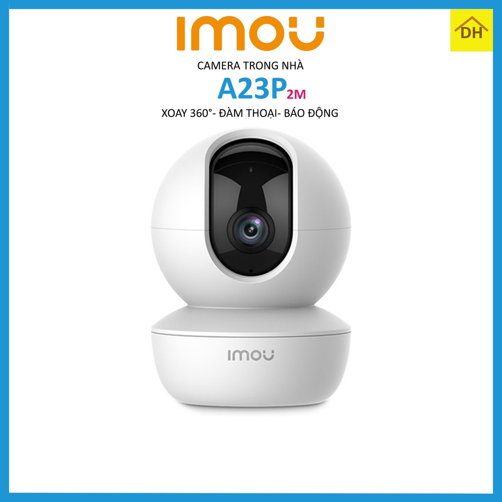 Camera IMOU A23P 2M FHD 1080p Xoay 360 Độ- Đàm Thoại 2 Chiều- Báo Động Chống Trộm- Wifi Trong Nhà Chính Hãng