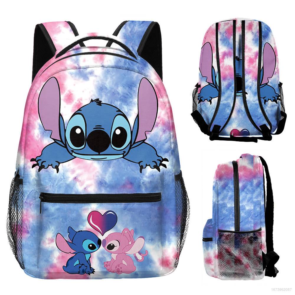 Ba Lô Đi Học In Hoạt Hình Stitch Đáng Yêu BY2 YB2