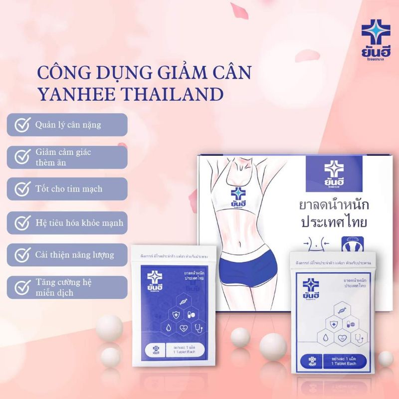 Giảm cân siêu Mạnh yanhee Vip 14 PP Thái Lan hủy mỡ thừa mạnh