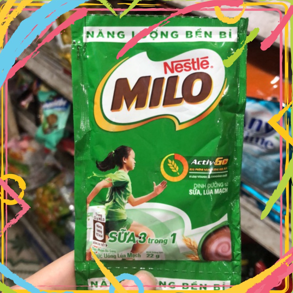 Lẻ 1 Gói Thức Uống Lúa Mạch Milo 22g