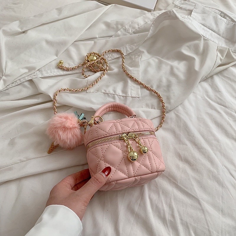 Túi xách kem bông mini