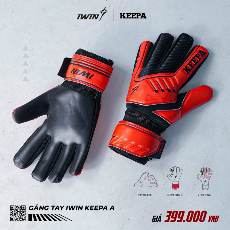CHUYÊN CỎ NHÂN TẠO GĂNG TAY THỦ MÔN  KEEPA PRO VT02 - CÓ XƯƠNG THÁO LẮP