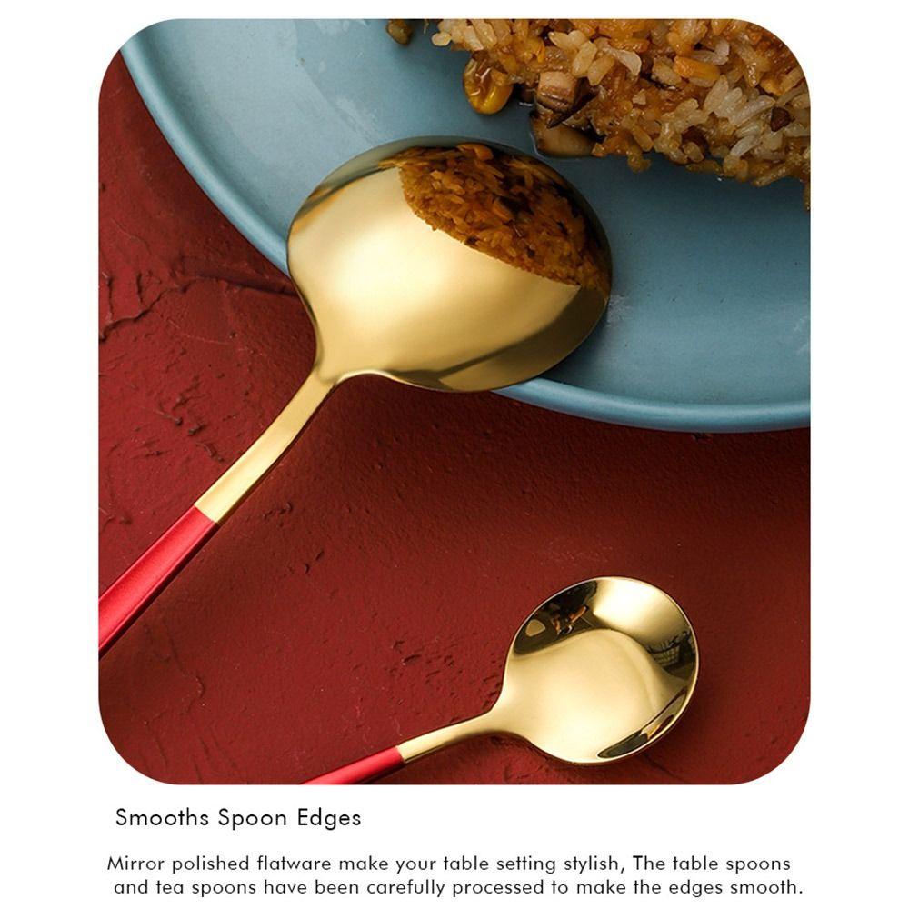 Set 24 Dụng Cụ Ăn Uống Bằng Thép Không Gỉ