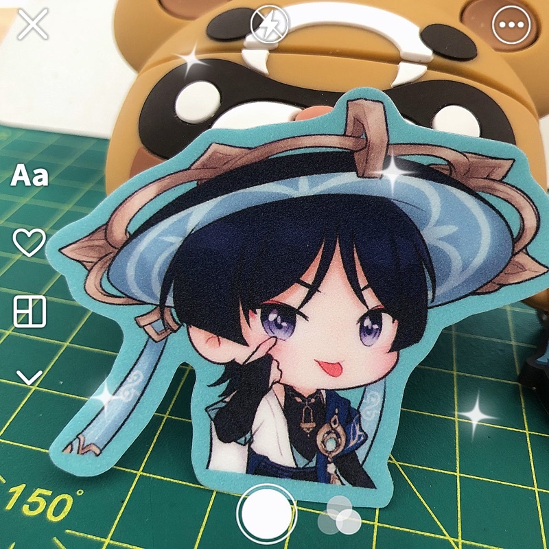 GENSHIN CHIBI STICKER PACK- Hình dán chibi genshin impact