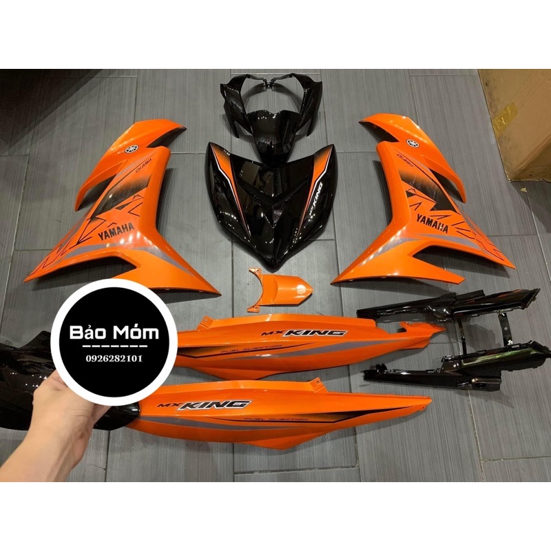 Dàn áo Exciter 150 Cam đen mẫu tem Mxking