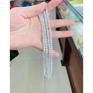 lắc tay full đá size đá to 4li BẠC CAO CẤP