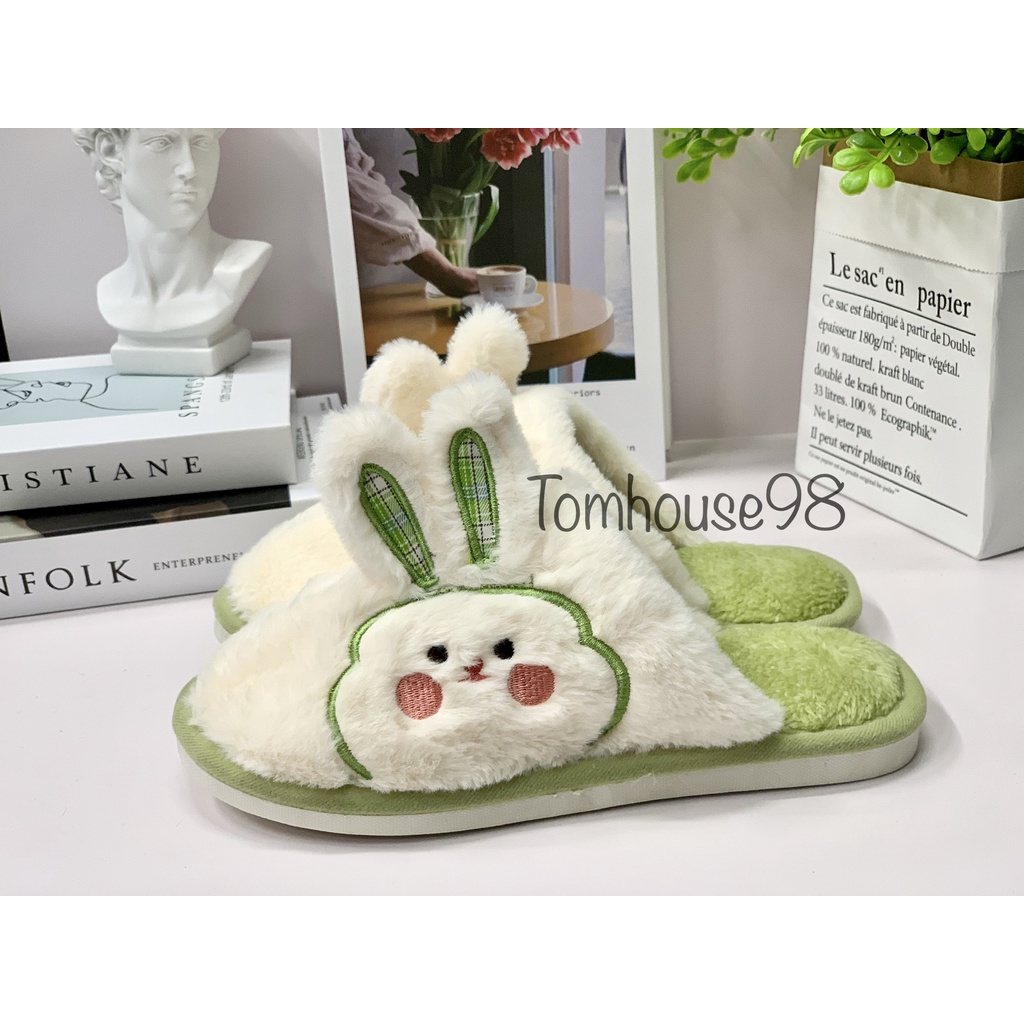 Dép bông đi trong nhà, Dép bông thỏ hàng loại 1