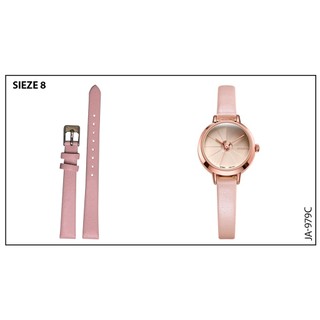 [Julius Mall Store] Dây da đồng hồ Julius đồng hồ Size 8