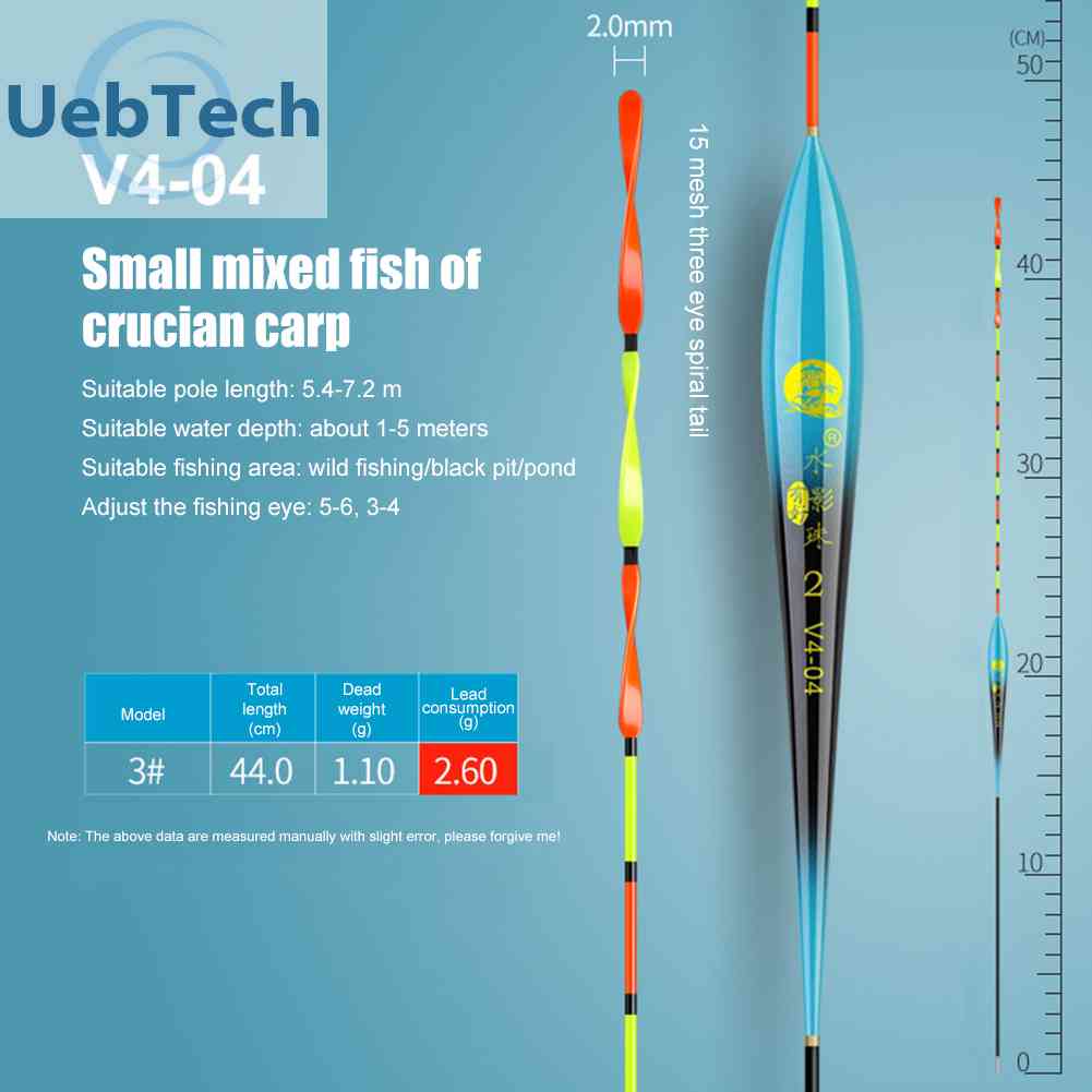 Phao Câu Cá Dạng Xoắn Độ Nhạy Cao 1.58-2.15g