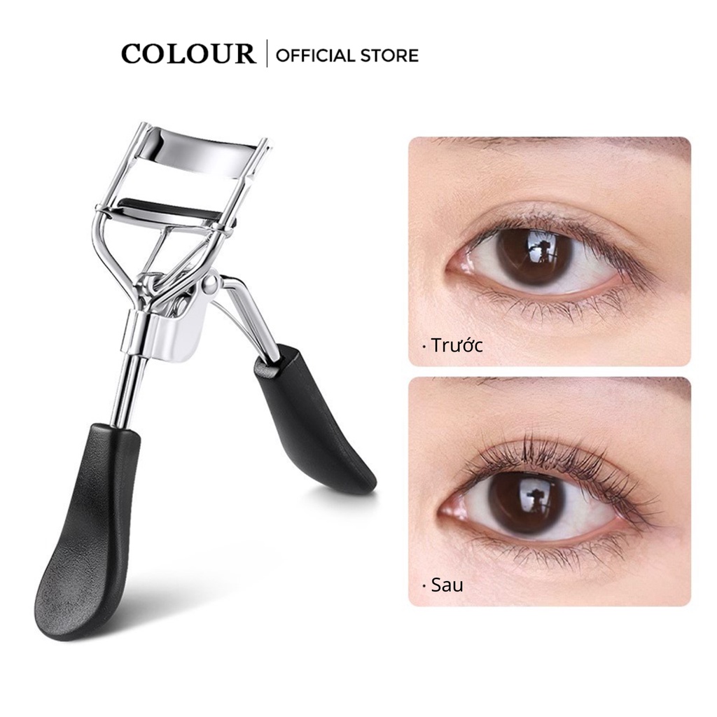 Kẹp Bấm Cong Lông Mi COLOUR Chất Lượng Cao Màu Đen