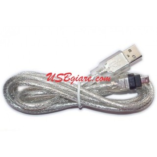 CÁP IEEE 1394 4 PIN NHỎ RA CỔNG USB 2.0 - 1.5M - CHỐNG NHIỄU
