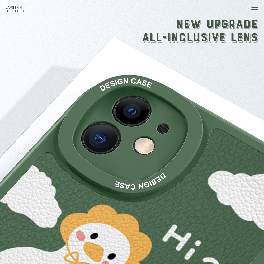 Xiaomi Redmi Note 10 10S 9 9S 8 7 Pro 5G Cho Ốp lưng điện thoại In Hình Lambskin Cartoon Shawn Sheep