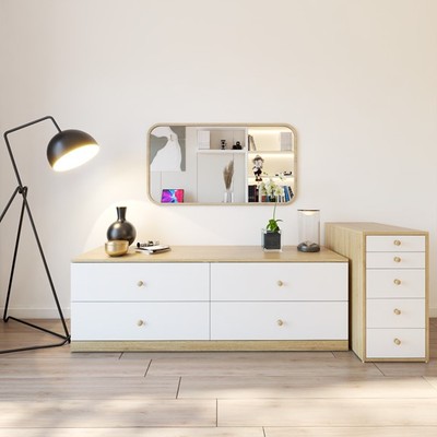 MORA, Tủ đựng hồ sơ 5 ngăn kéo DRA_267, 36x58x70cm, Scandi Home