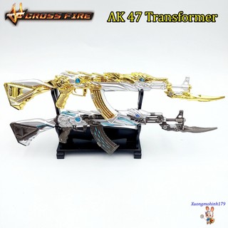Mô hình sưu tầm Đột Kích AK 47 Transformer Noble Gold VIP Crossfire