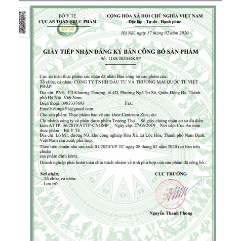 Si rô ăn ngon CENTRIUM KID hộp 20 ống giúp bé ăn ngon,tiêu hóa tốt