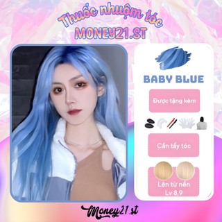 Thuốc nhuộm tóc màu Xanh Baby Blue | Thuốc Nhuộm Tóc Money21.st