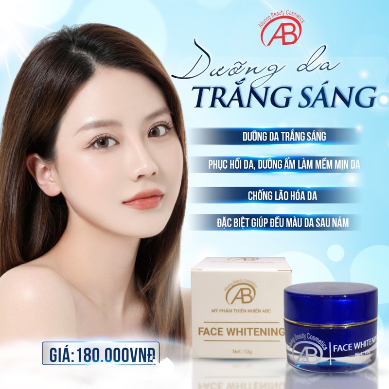 FACE WHITENING giúp đều màu da, sáng da