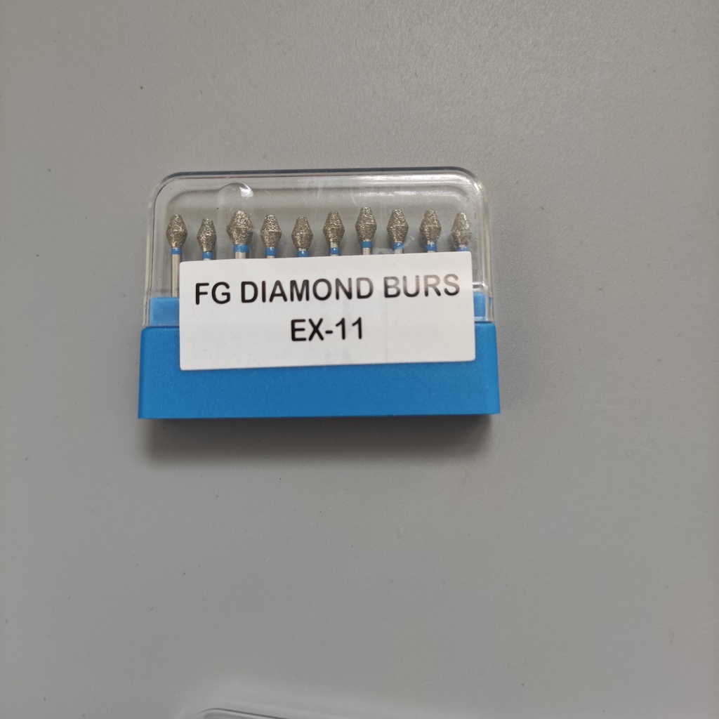 10 Cái / gói Nha khoa Burs EX Series Hình dạng đặc biệt FG Diamond Bur