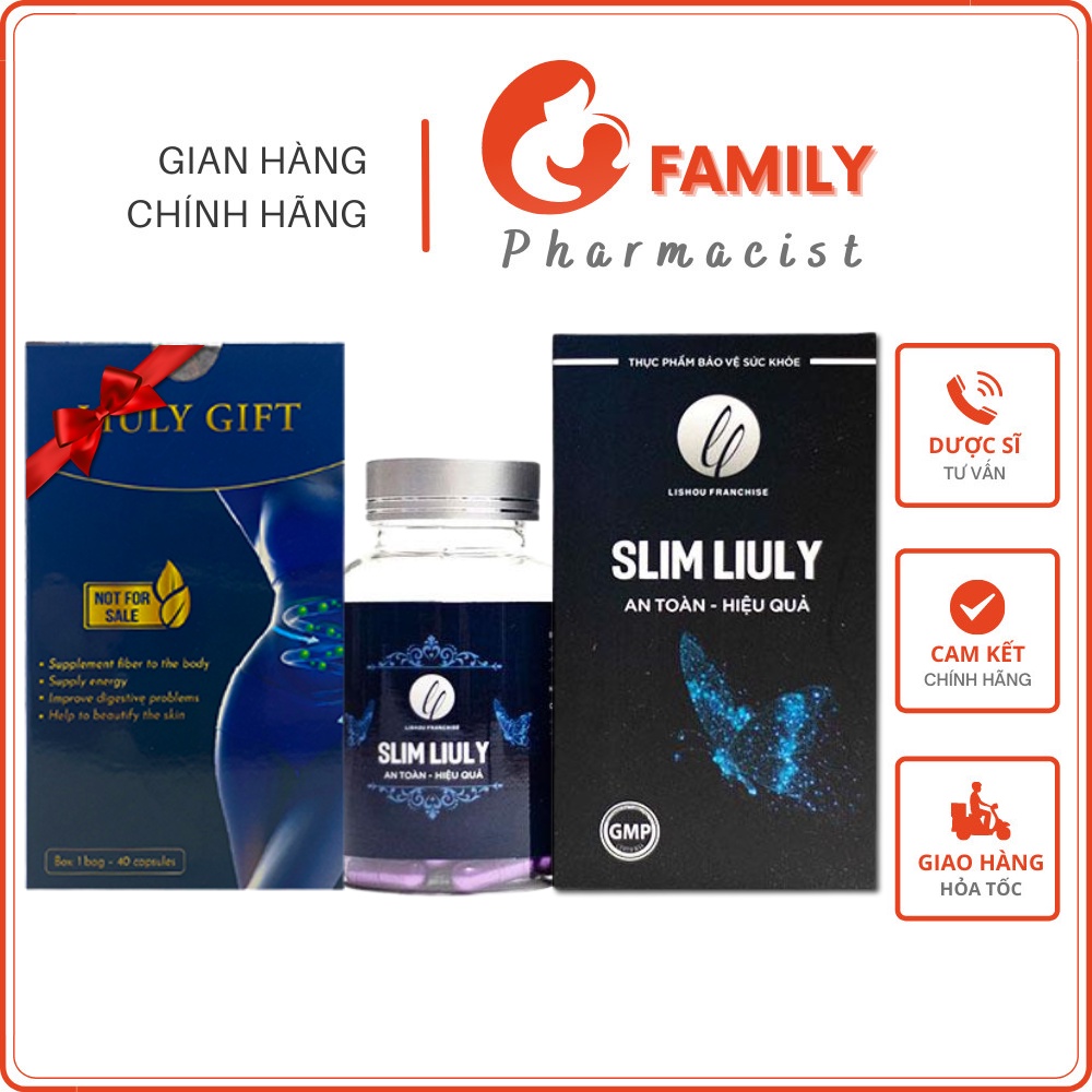 Giảm cân Slim Liuly 40 viên - Hỗ trợ giảm cân, giảm béo an toàn