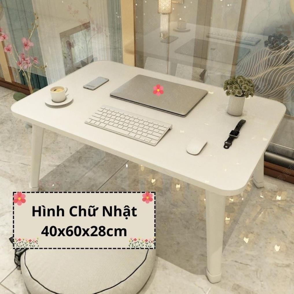 Bàn học gấp gọn mini mặt gỗ chân nhựa thông minh xếp gọn dành cho học sinh ,sinh viên