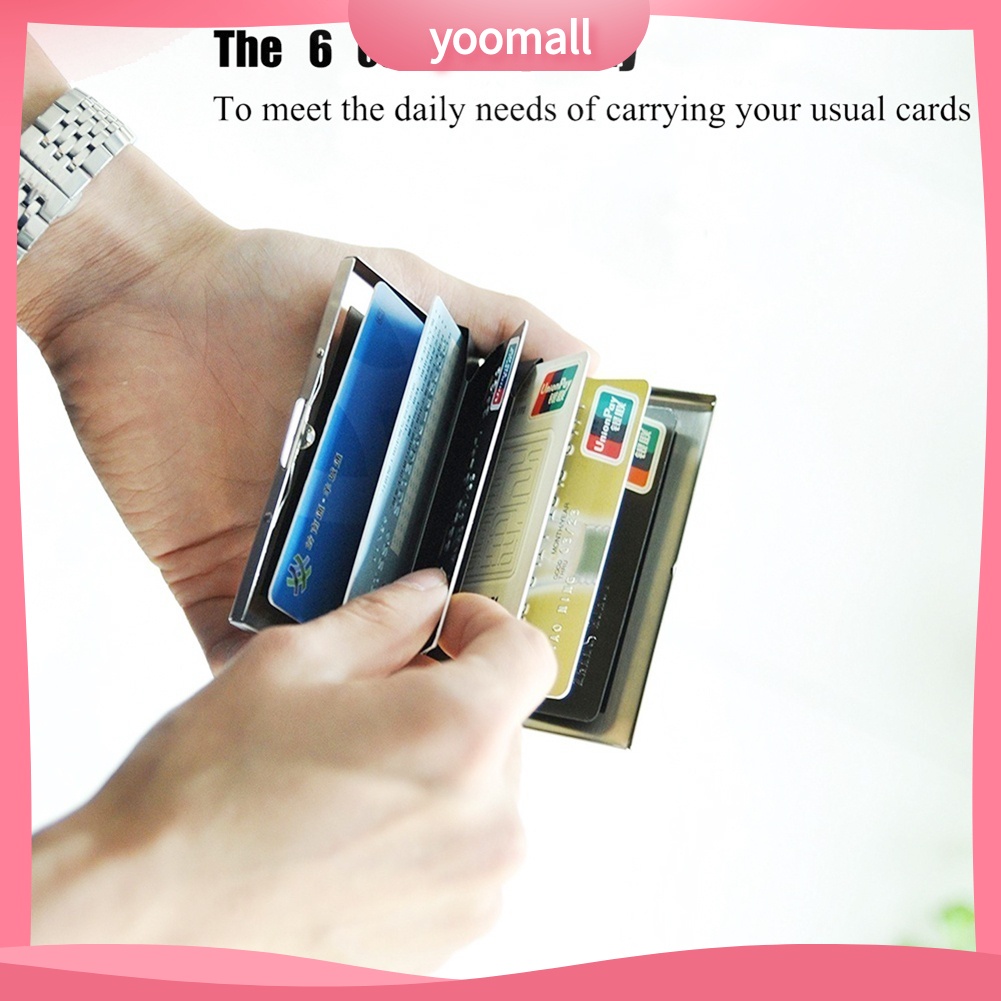 Hộp Inox Đựng Thẻ Tín Dụng / Danh Thiếp Chống RFID