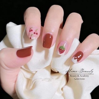 Nailbox móng úp thiết kế quả dâu tây đáng yêu